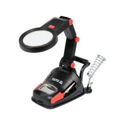 YATO Forrasztó állvány nagyítóval és LED lámpával (YT-73861) YATO Forrasztó állvány nagyítóval és LED lámpával (YT-73861)