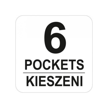 YATO Szerszámtartó kötény 690 x 560 mm vízálló 6 zsebes (YT-74060)