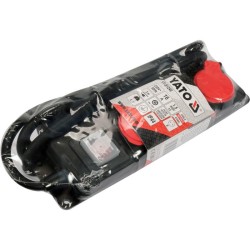 YATO Elektromos hosszabbító 3m 3 x 1,5 mm 3-as elosztó kapcsolóval (YT-81240) YATO Elektromos hosszabbító 3m 3 x 1,5 mm 3-as elosztó kapcsolóval (YT-81240)