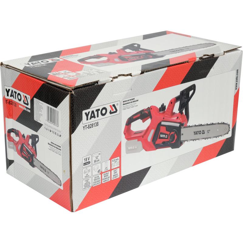 YATO Akkus láncfűrész 305 mm 18 V (akku + töltő nélkül) (YT-828138)