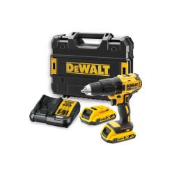 DEWALT Akkus fúrócsavarozó 18 V (2 x 2 Ah + töltő + TSTAK) DCD777D2T (DCD777D2T-QW)