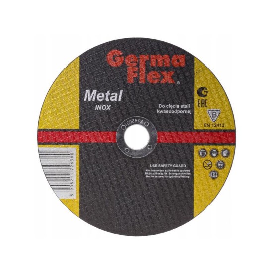 GERMAFLEX Vágókorong fémre 150 x 1,6 x 22,2 mm inox (GFW-13479)