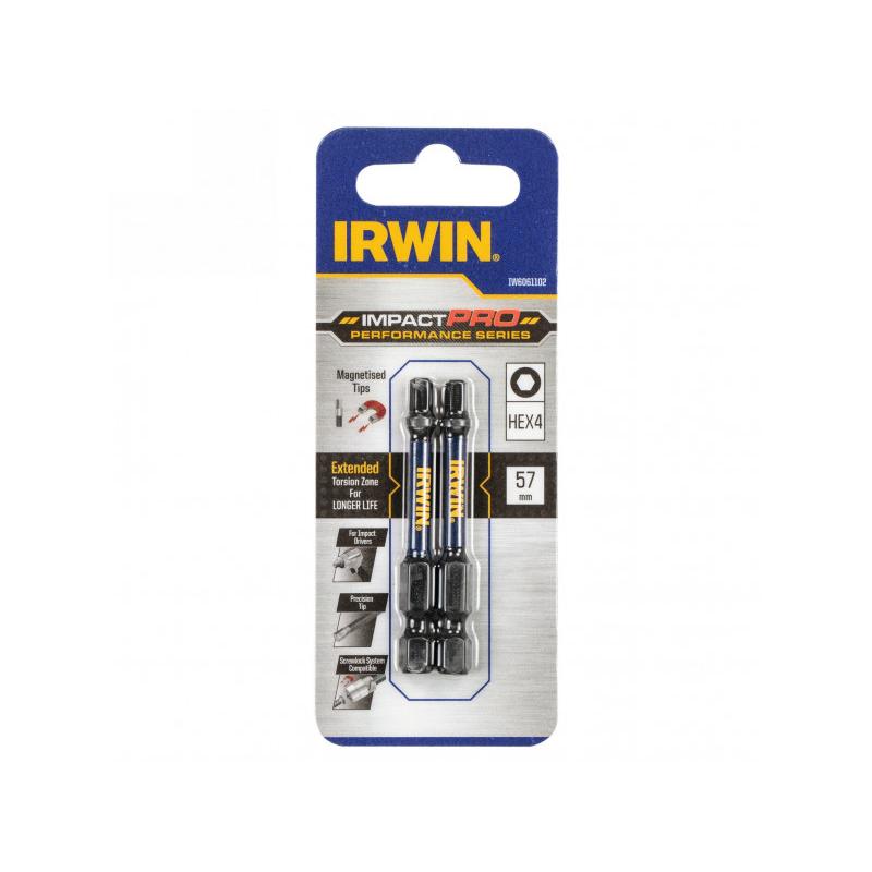 IRWIN Impact Pro Bithegy imbusz 4 x 57 mm (2 db/cs) (IW6061102)