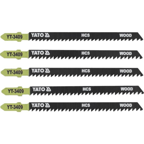 YATO Dekopírfűrészlap T8TPI 115/90 mm HCS (5 db/cs) (YT-3409)