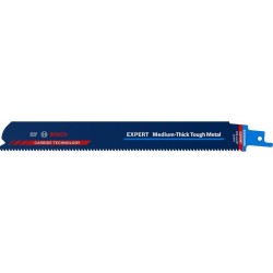 BOSCH EXPERT S 1155 HHM Medium-Thick Tough Metal keményfém fogazású szablyafűrészlap, 1 db (2608900374) BOSCH EXPERT S 1155 HHM Medium-Thick Tough Metal keményfém fogazású szablyafűrészlap, 1 db (2608900374)