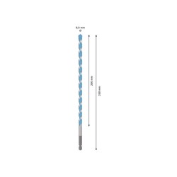 BOSCH EXPERT HEX-9 Multiconstruction fúrószár 8,0 x 200/250 mm 1/4' bitbefogással (2608902356) BOSCH EXPERT HEX-9 Multiconstruction fúrószár 8,0 x 200/250 mm 1/4' bitbefogással (2608902356)