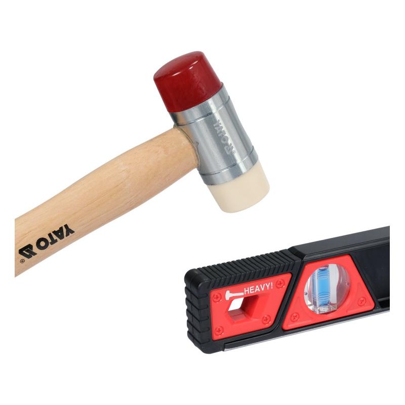 YATO Üthető vízmérték 3 libella 600 mm (YT-30311)