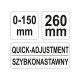 YATO Szorító rudas önzáró fogó 260 mm (YT-21570) YATO Szorító rudas önzáró fogó 260 mm (YT-21570)