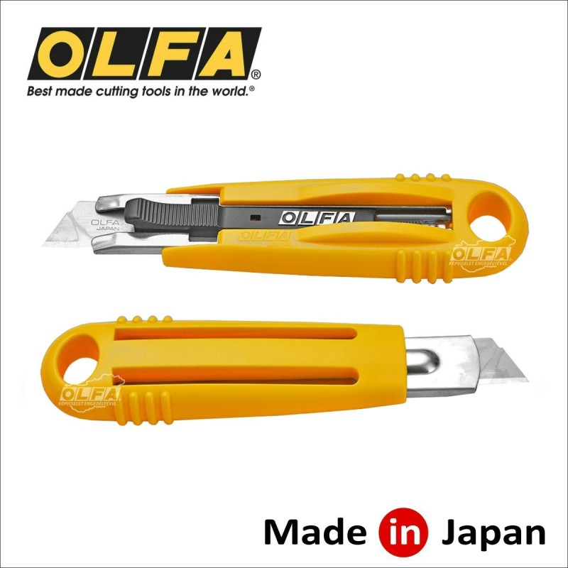 Vágókés OLFA biztonsági, rugós pengével 18 mm- standard (SK-4/24)