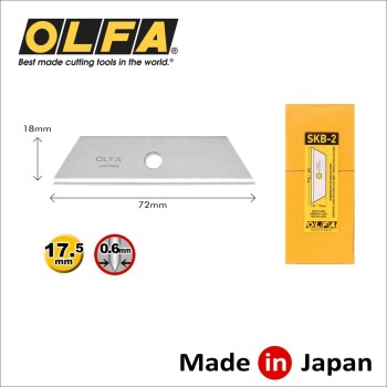 Penge OLFA biztonsági, trapéz 72 mm 50 db/dob (SKB-2/50) Penge OLFA biztonsági, trapéz 72 mm 50 db/dob (SKB-2/50)