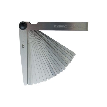 Hézagmérő készlet 13 lapos 0,05 - 1,0 mm Kennedy Hézagmérő készlet 13 lapos 0,05 - 1,0 mm Kennedy