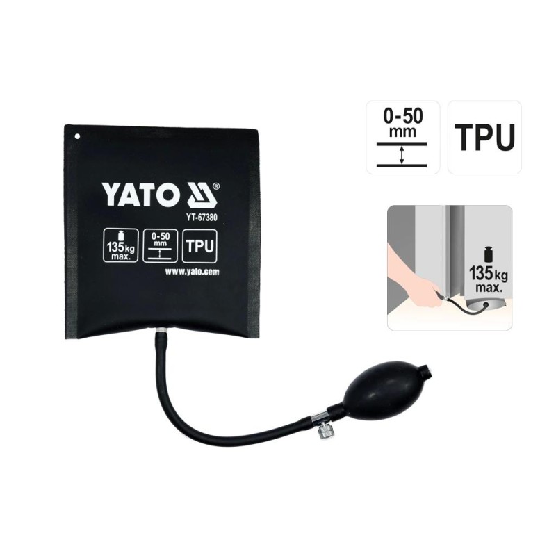 Feszítő légpárna - 150x160x1.3 mm - Yato