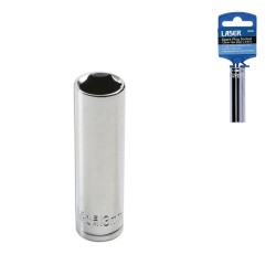 Gyertyakulcs 13 mm gumibetétes 3/8'' 6 lapú 62 mm - NGK és Denso - M8 Gyertyakulcs 13 mm gumibetétes 3/8'' 6 lapú 62 mm - NGK és Denso - M8