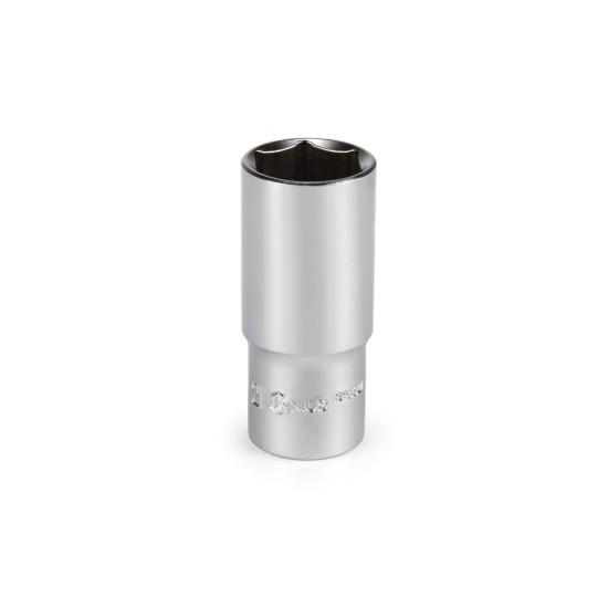 Dugókulcs - crowafej 3/8'' 6 lap hosszú 21 mm Genius