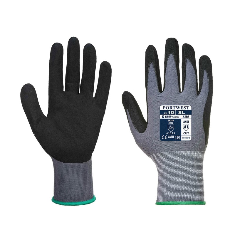 Kesztyű DermiFlex A350 premium szürke nitril XL/10 (A350-XL/10) Kesztyű DermiFlex A350 premium szürke nitril XL/10 (A350-XL/10)