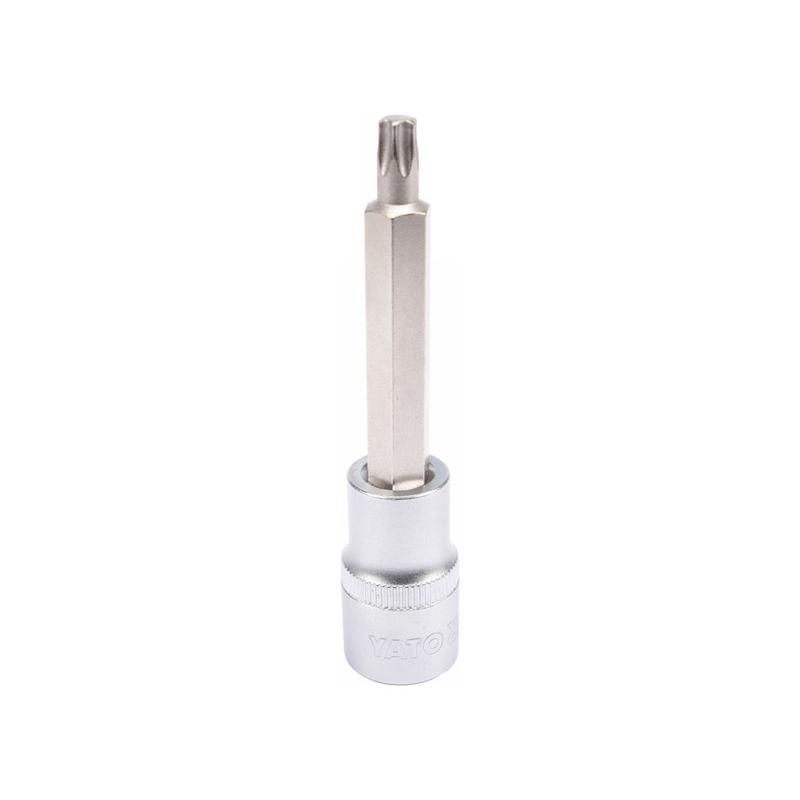 YATO Hosszú bit dugókulcs Torx 1/2' T40 CrV (YT-04324)