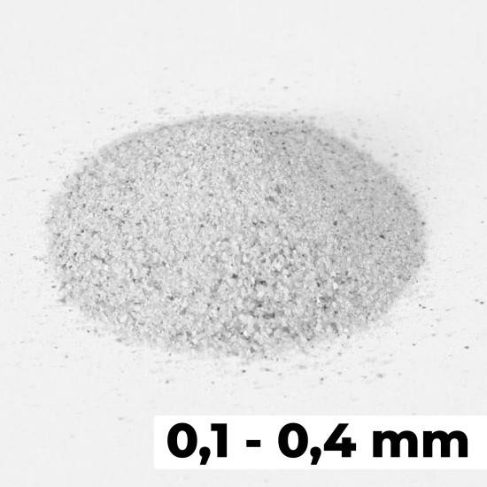 Homok kvarc 0,1-0,4 mm 25 kg zsákos kiszerelés (HOM0.1-0.4/25)