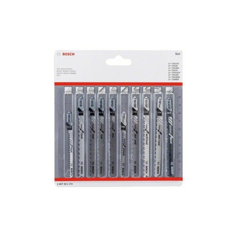 Fűrészlap dekopírfűrészhez, Fa - 10db - Bosch Fűrészlap dekopírfűrészhez, Fa - 10db - Bosch