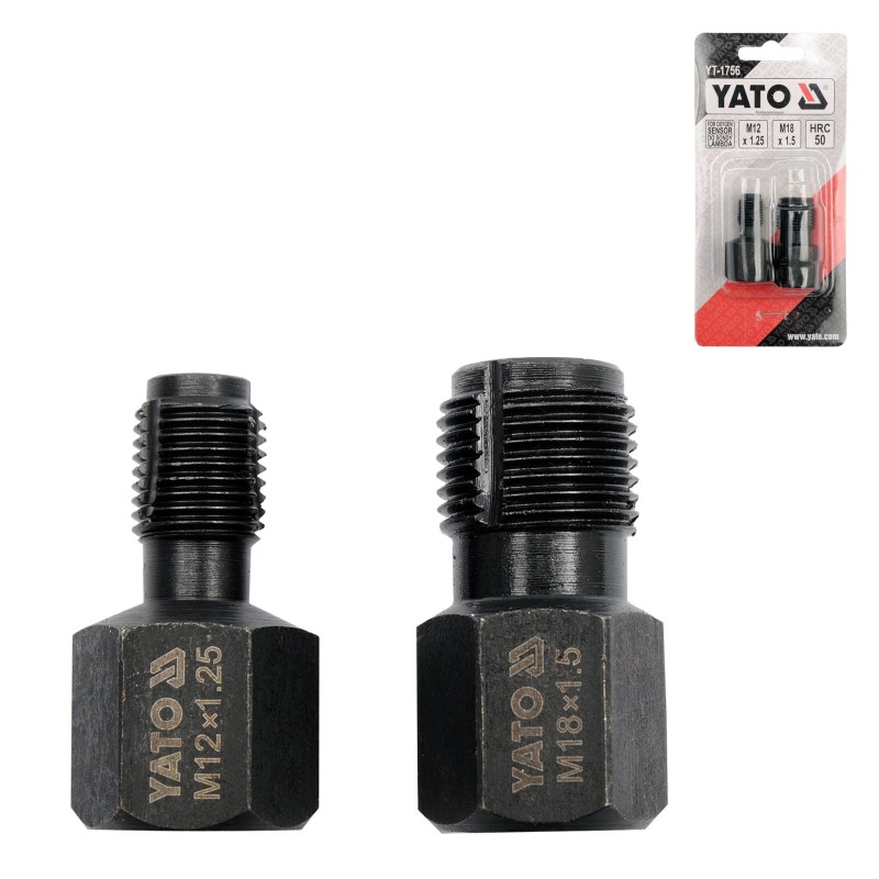 Lambdaszonda menetvágó készlet M12x1.25 - M18x1,5 - Yato Lambdaszonda menetvágó készlet M12x1.25 - M18x1,5 - Yato