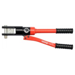 YATO kézi hidraulikus prés készlet, 8 részes, 8 tonna, 10–120 mm² YATO kézi hidraulikus prés készlet, 8 részes, 8 tonna, 10–120 mm²