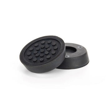 Gumipogácsa krokodil emelőhöz 55x13 mm - pöttyös - fekete Gumipogácsa krokodil emelőhöz 55x13 mm - pöttyös - fekete