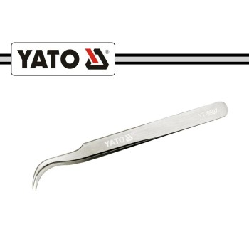 Csipesz 115 mm hajlított-hegyes roszdamentes acél Yato - Csipesz 115 mm hajlított-hegyes roszdamentes acél Yato -