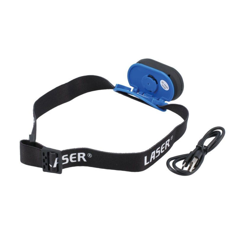 Szerelőlámpa - Fejlámpa LED COB Multifunkc. 2:1 akkus USB +szenzor