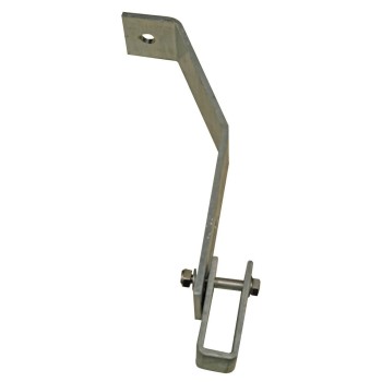 Aknalétra ACÉL létrafokoshoz fali rögzítő horganyzott - 280-330 mm