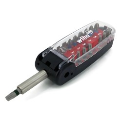Bit készlet 17 db-os vegyes + 1/4'' adapter CroCo markolat dobozban Bit készlet 17 db-os vegyes + 1/4'' adapter CroCo markolat dobozban
