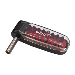 Bit készlet 17 db-os vegyes + 1/4'' adapter CroCo markolat dobozban Bit készlet 17 db-os vegyes + 1/4'' adapter CroCo markolat dobozban