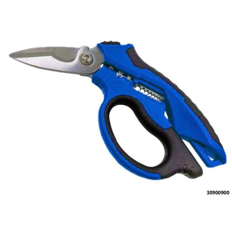 Olló rozsdamentes 5:1-ben: Olló+kábelvágó+huzalvágó+blankoló+saruzó Olló rozsdamentes 5:1-ben: Olló+kábelvágó+huzalvágó+blankoló+saruzó