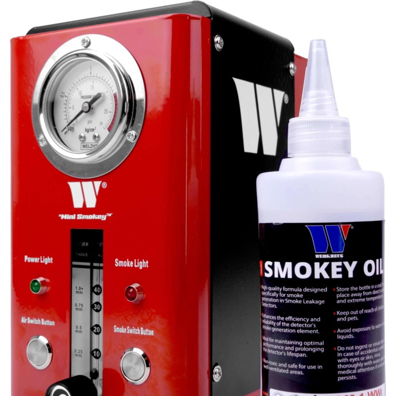 Welzh Werkzeug Mini Smokey füstdiagnosztikai szivárgáskereső – 5069‑WW Welzh Werkzeug Mini Smokey füstdiagnosztikai szivárgáskereső – 5069‑WW