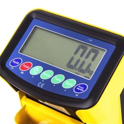 Raklapemelő béka digitális mérleggel 2,5 tonnás