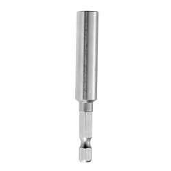 Bit tartó adapter 1/4''- 57x11 mm-es bithez mágneses