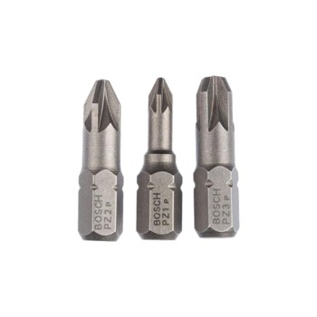 Bithegy, gépi készlet 3 darabos PZ1/2/3 x 25 mm - Bosch Bithegy, gépi készlet 3 darabos PZ1/2/3 x 25 mm - Bosch