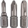 Bithegy, gépi készlet 3 darabos - PH1-PH2-PH3 x 25 mm - Bosch