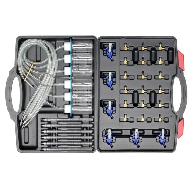 Átfolyásmérő - résolaj veszteség mérő készlet adapterekkel Átfolyásmérő - résolaj veszteség mérő készlet adapterekkel