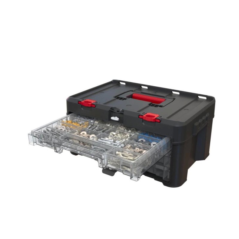 Szerszámos láda Stack'N'Roll Rendszerező 3 fiókos 481x332x233 mm - KETER Szerszámos láda Stack'N'Roll Rendszerező 3 fiókos 481x332x233 mm - KETER