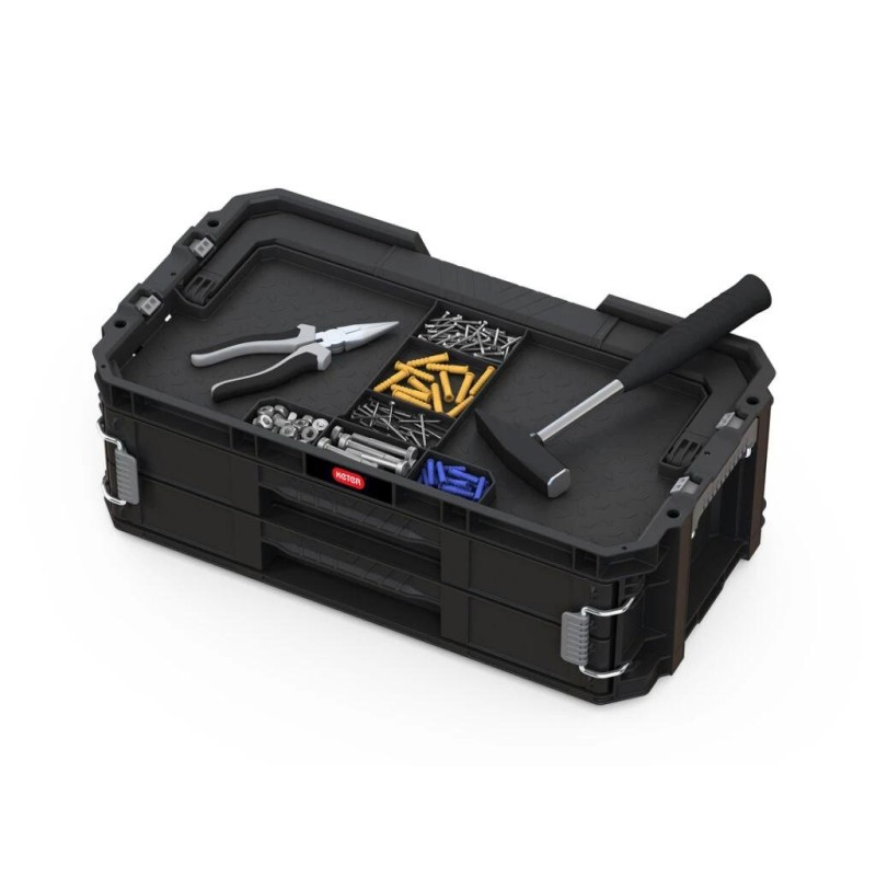 Szerszámos láda Connect Rendszerező 2 fiókos 542 x 309 x 184 mm - KETER