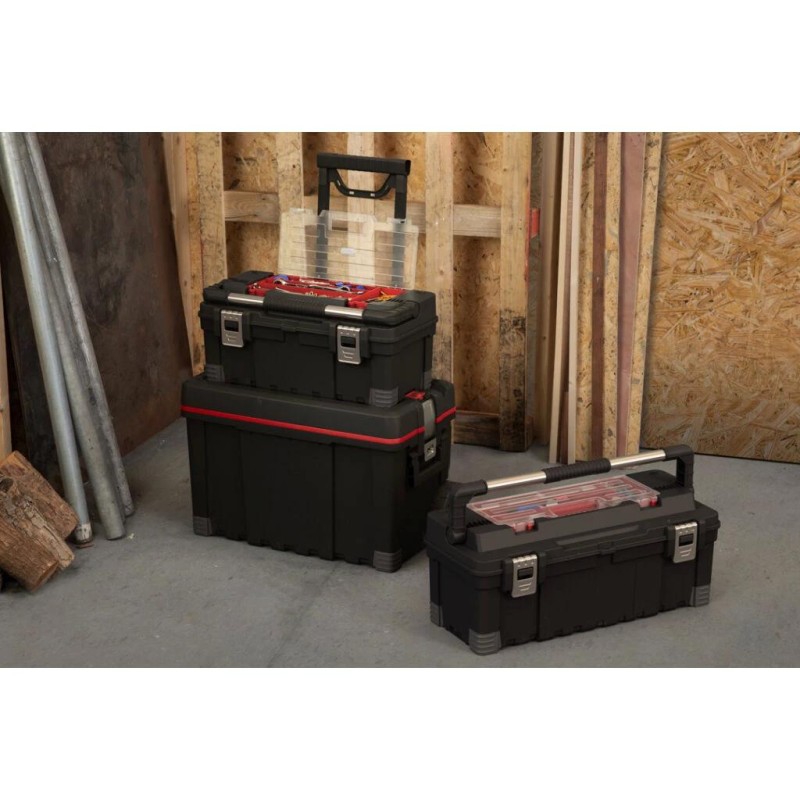 Szerszámos láda Hawk Egyterű + Rendező + Tálca 660x287x266 mm''26 -KETER Szerszámos láda Hawk Egyterű + Rendező + Tálca 660x287x266 mm''26 -KETER