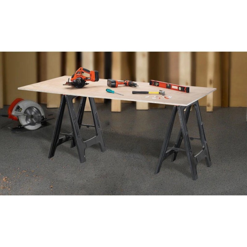 Fűrészbak 2 db (1 pár) Összecsukható Tartóbak max. 340 kg - KETER Fűrészbak 2 db (1 pár) Összecsukható Tartóbak max. 340 kg - KETER