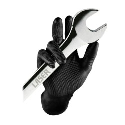 Kesztyű Grippaz 100% Nitril  7/S - dobozos 50 db-os - FEKETE Kesztyű Grippaz 100% Nitril  7/S - dobozos 50 db-os - FEKETE