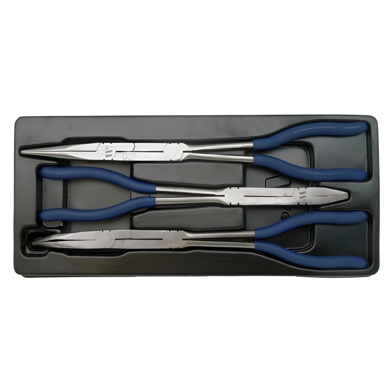 Fogó készlet 3 db-os - extra hosszú - dupla csuklós - 340 mm - Welzh Fogó készlet 3 db-os - extra hosszú - dupla csuklós - 340 mm - Welzh