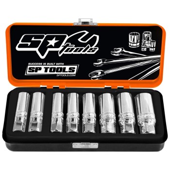 Gyertyakulcs készlet 3/8'' 8db-os - PROFI - SP Tools Gyertyakulcs készlet 3/8'' 8db-os - PROFI - SP Tools