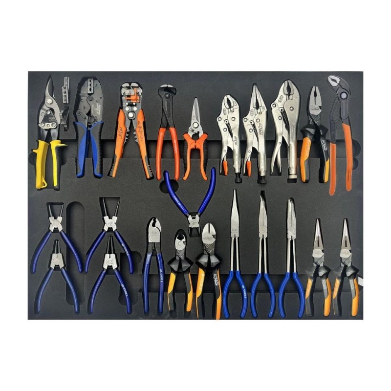 Tálcás SP Tools ''XL'' Fogó készlet 23db-os Tálcás SP Tools ''XL'' Fogó készlet 23db-os