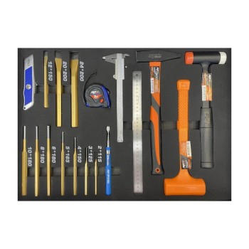 Tálcás SP Tools ''M'' Karosszéria készlet 19db-os (SP00503)