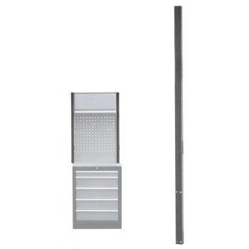 Műhelybútor SP SERIES Felső rész: Tartórúd a perf. hátfalhoz - Szürke Műhelybútor SP SERIES Felső rész: Tartórúd a perf. hátfalhoz - Szürke