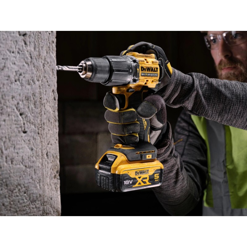 DeWALT DCD100YP2T-QW 18 V XR kefementes ütvefúró‑csavarozó 68 Nm, 2×5 Ah (100 ÉVES KIADÁS)