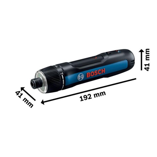 BOSCH GO Akkus csavarozó (USB-C kábellel) + 8 részes bithegy készlet