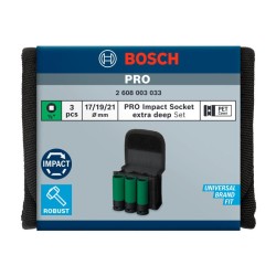 BOSCH PRO Alufelni dugókulcs készlet 3 részes 1/2'' 17/19/21 mm CrMo BOSCH PRO Alufelni dugókulcs készlet 3 részes 1/2'' 17/19/21 mm CrMo